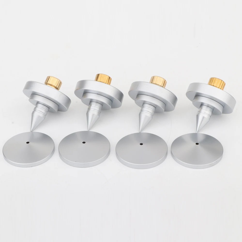 

35X37mm Hifi audio Speaker Spike Isolation Feet Brass Cone Turntable Amplifier Amp cone speaker pad