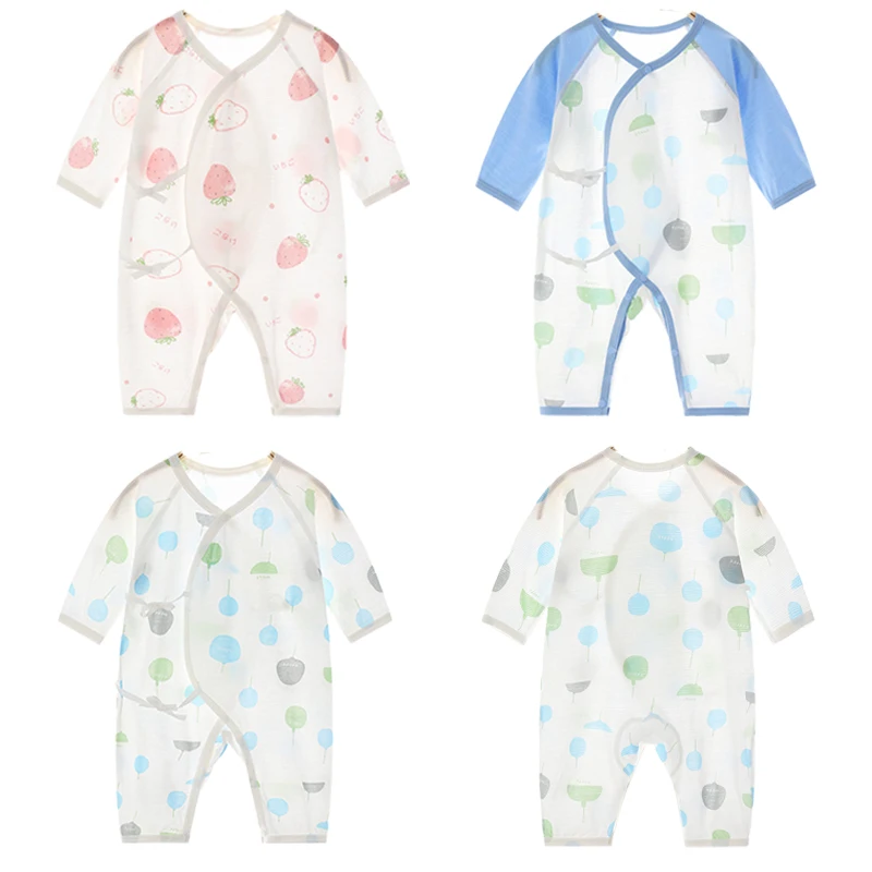 

Summer Baby Romper Clothes Ultra-thin Cotton Baby Girls Jumpsuit Clothes Boneless Newborn Baby Boys Pajamas Onesie Ropa Bebe