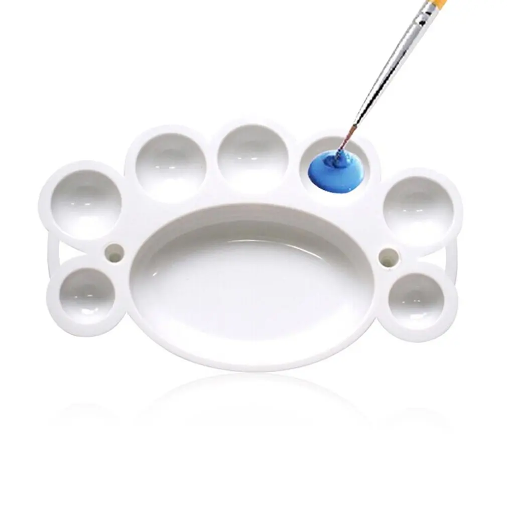 Мини-маникюрная палитра износостойкий держатель для ногтей рисования кольца