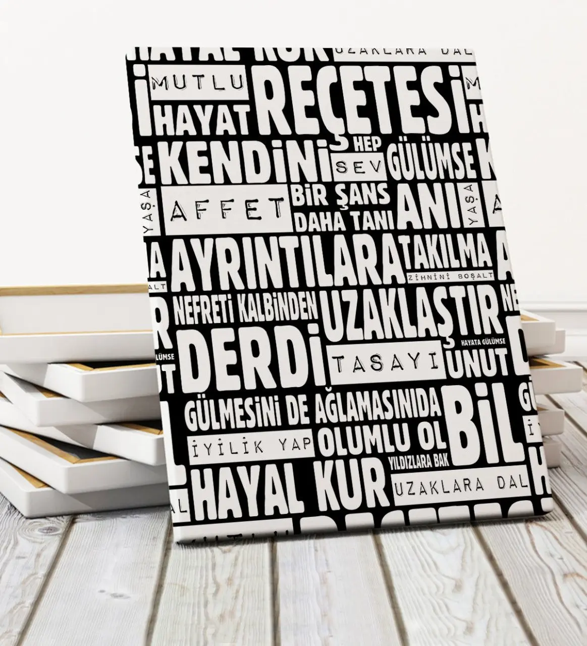 

Печать на холсте Happy Life по рецепту (50x70 см), 2 подарка, украшение для дома, особый дизайн, для дома, офиса, для рабочего места