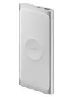 Оригинальный Samsung 10,000 мАч беспроводной PowerBank серебристого цвета с поддержкой QI, 15 Вт Quick Charge EB-U1200CSEGWW USB-C кабель подарок