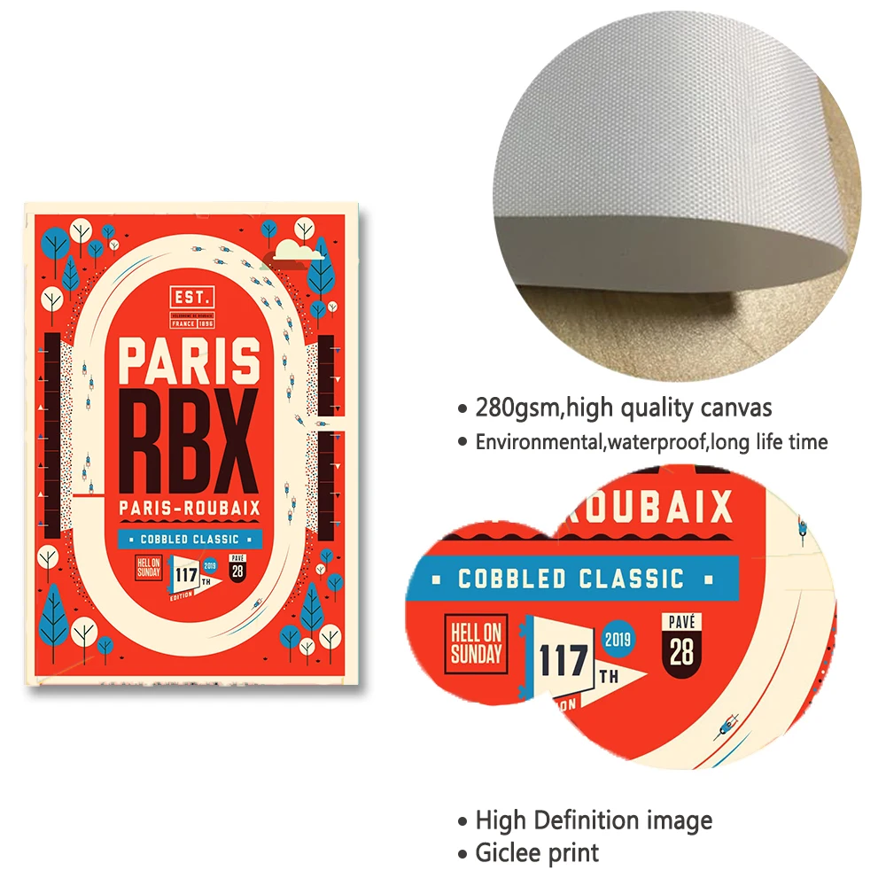 Винтажный постер для горного велосипеда в стиле ретро настенный художественный