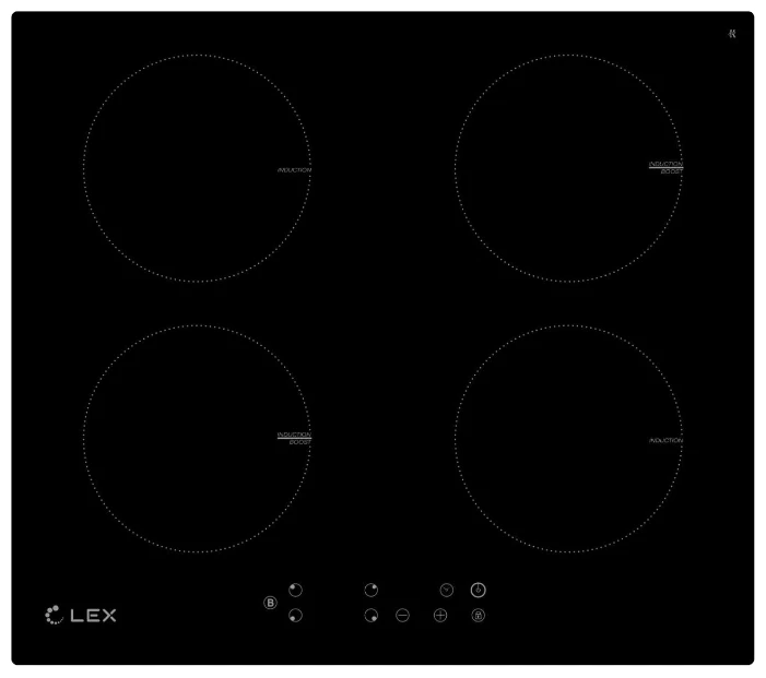 Lex Evi 640-1 bl cooking panel | Cooktops