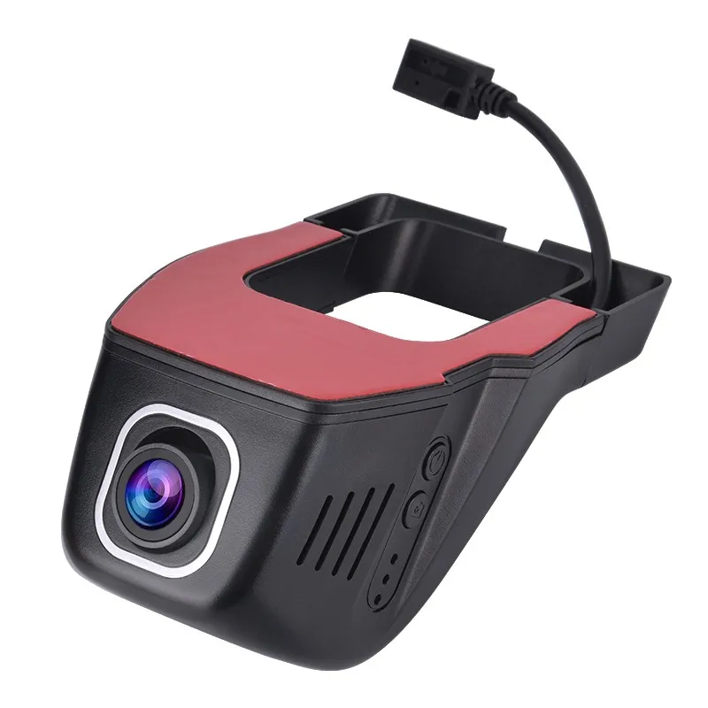 Скрытая автомобиля тире Камера DVR Wi-Fi Dash Cam 1080P Full HD спереди автомобиля Камера Регистраторы авто видео регистратор с 8/16/32 Гб TF карты