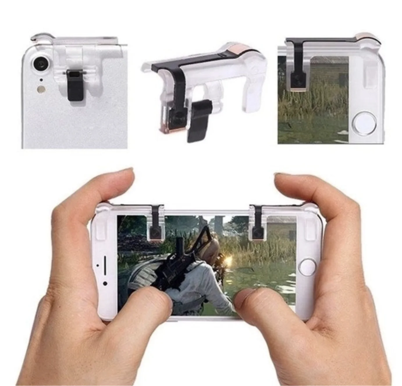 

FreeFire Trigger Buttons R1 L1 Shooting Game for Mobile Phone Par Joystick