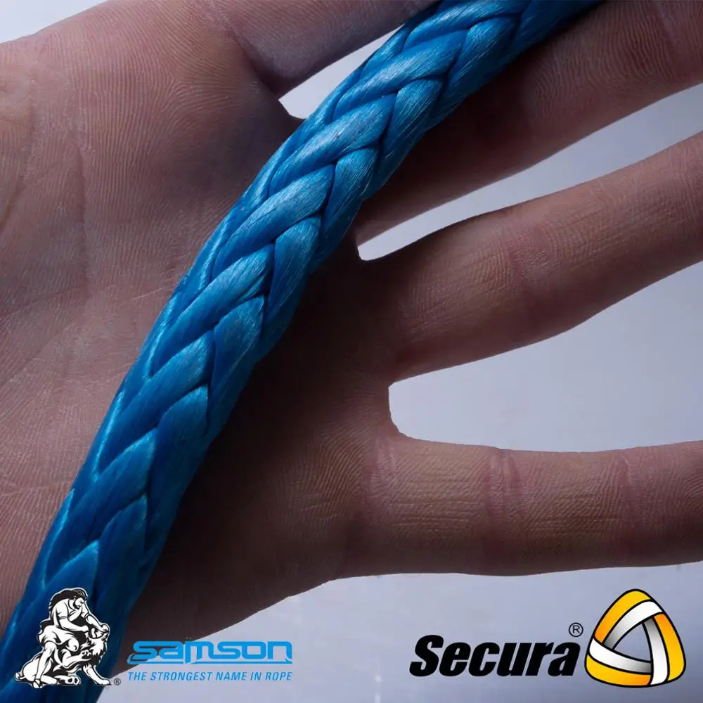 Синтетический канат AmSteel-Blue из волокна Dyneema 11мм р.н. не менее 10800 кг | Инструменты