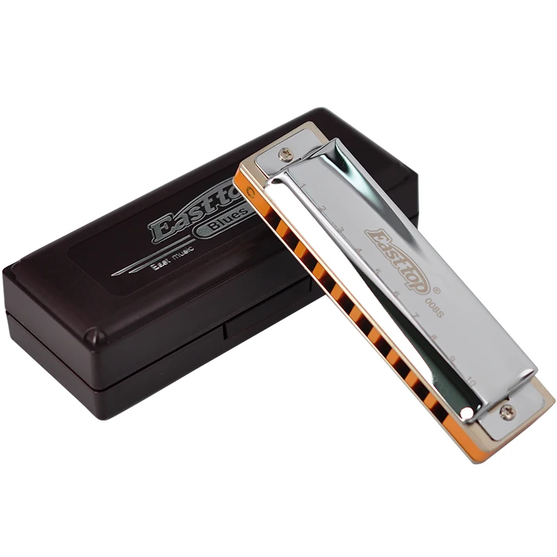 

Ten Hole Blues Harmonica 10 Hole Paddy Harmonica Beginner Adult Professional Performance Level