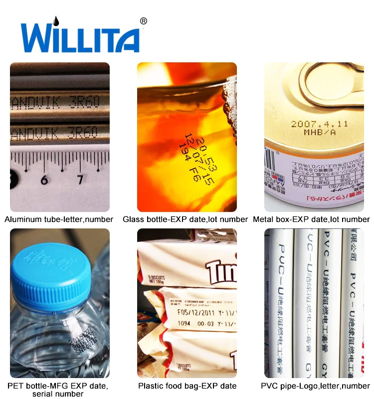 Дешевая цена Высокое качество 500 мл струйный Срок годности цифровая печатная