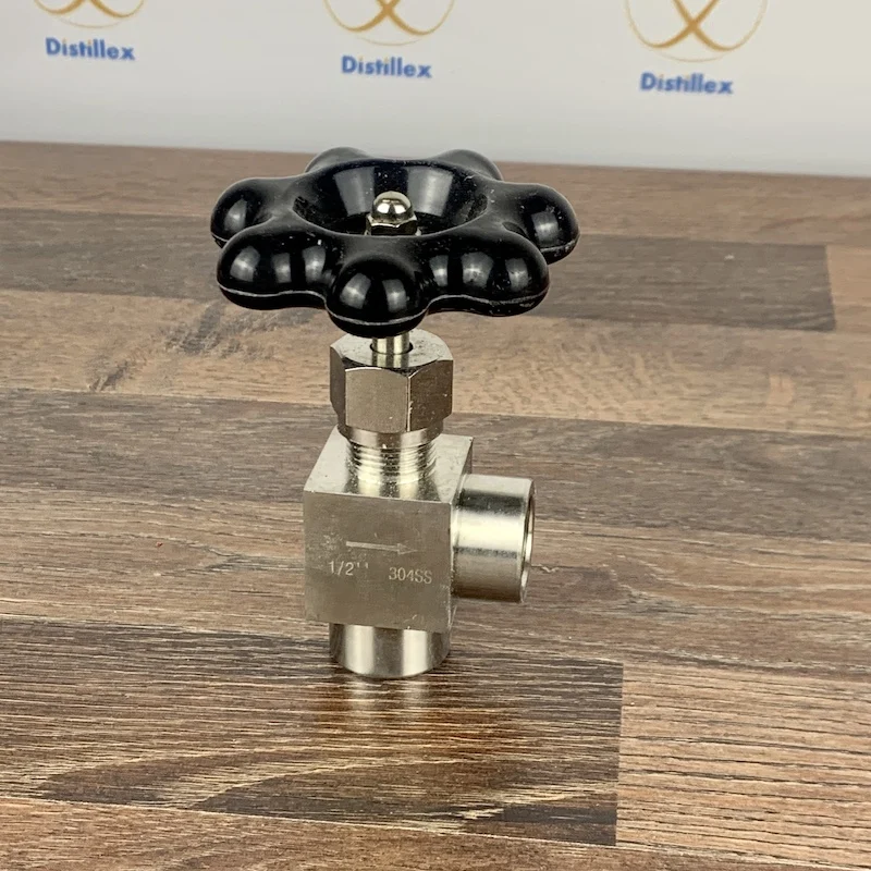 

1/2" Needle Valve 90 degree , Full Port MNPT, SUS304.
