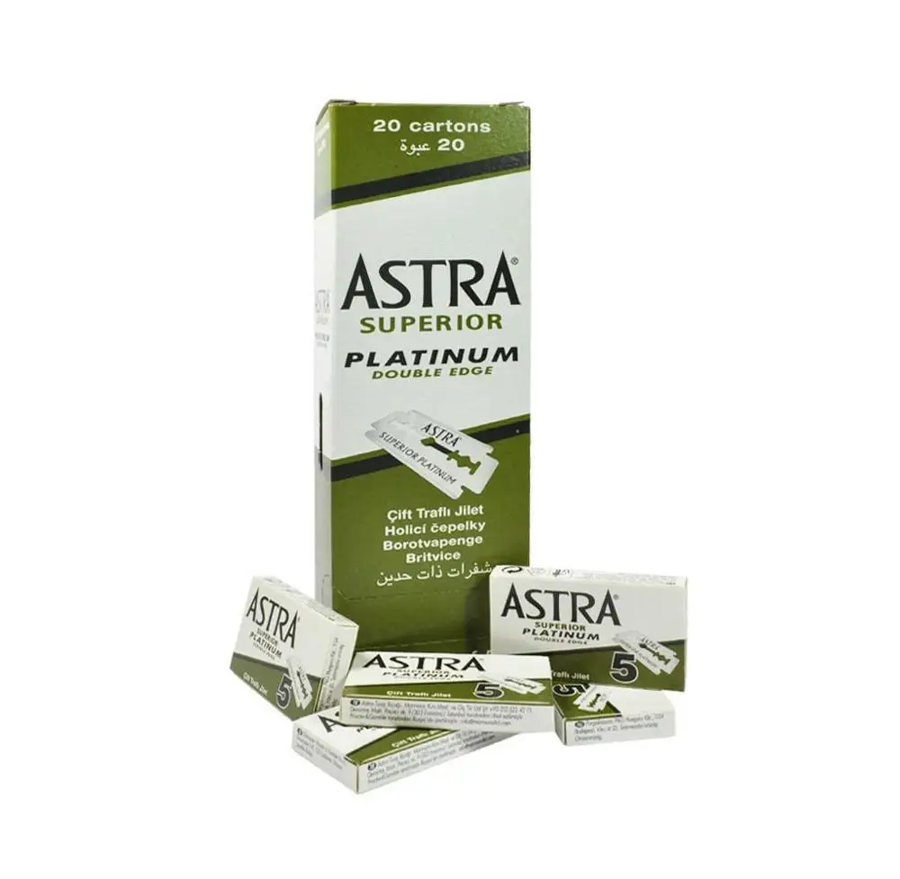 

100 astra platinum razor blades