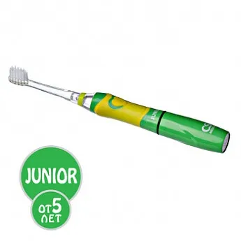 Электрическая звуковая зубная щетка CS Medica SonicPulsar CS-562 Junior (зеленая) | Бытовая