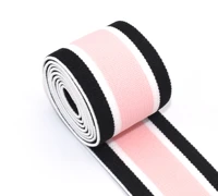 38mm elastic headband colorful striped elastic webbing elastic waistband elastic strap webbing by the yard 1 5 inch
