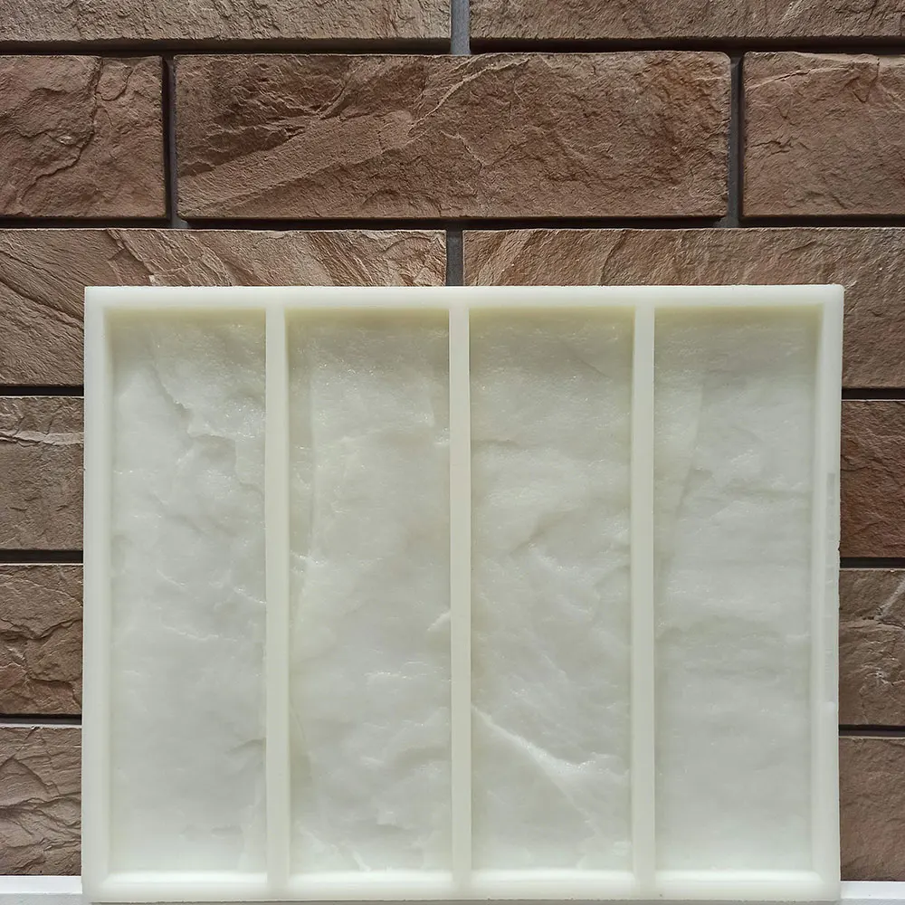 Силиконовая форма Кирпич Каменный искусственный камень Silicone molds set of three slates | Дом
