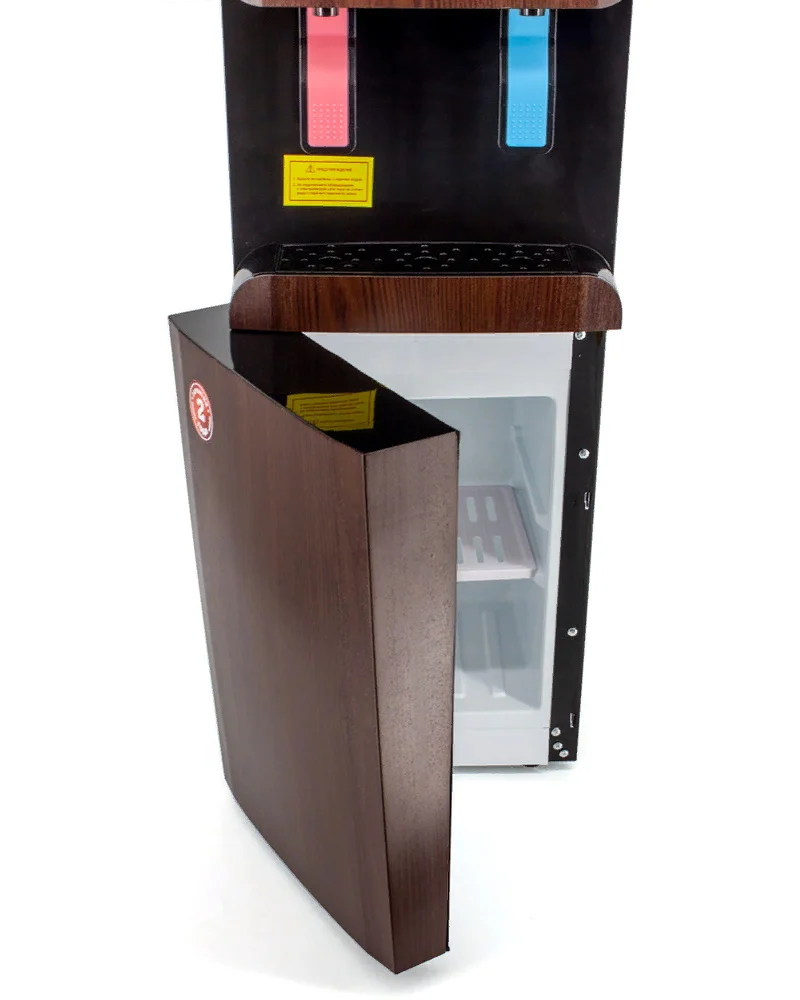 Кулер для воды Aqua Work 105LR Венге со шкафчиком с нагревом и компрессорным