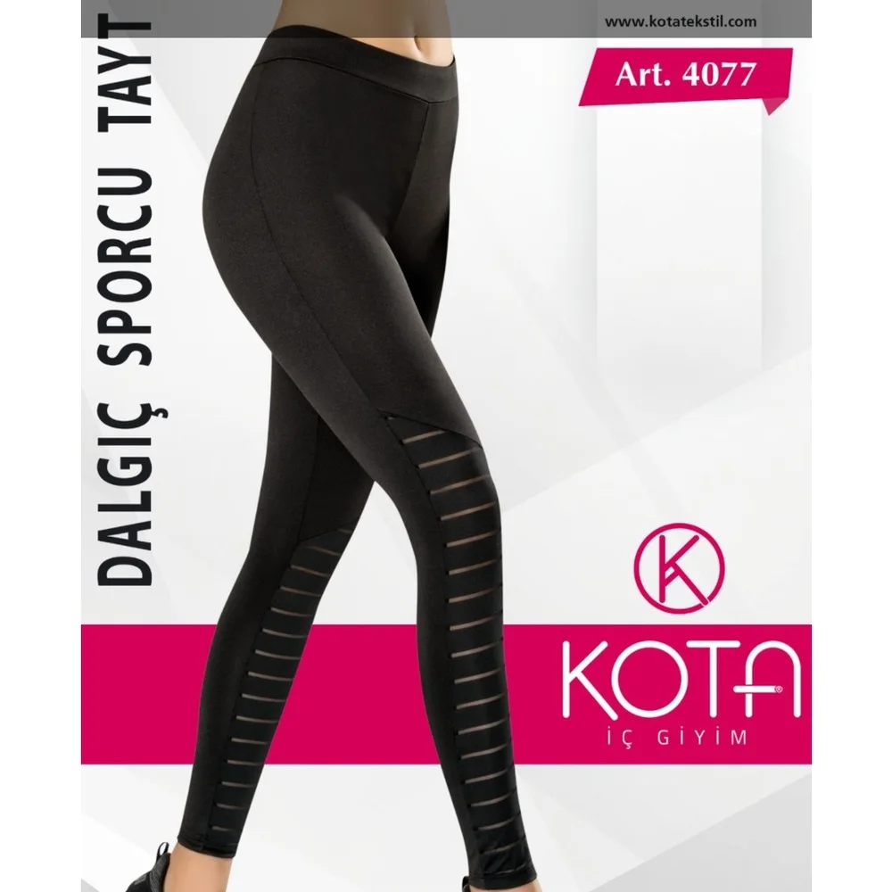 Kota 4077 High Waist Seamless Leggings Push Up Sport Women Fitness Running Gym Pants Energy Seamless Leggings Sport Girl Leggins