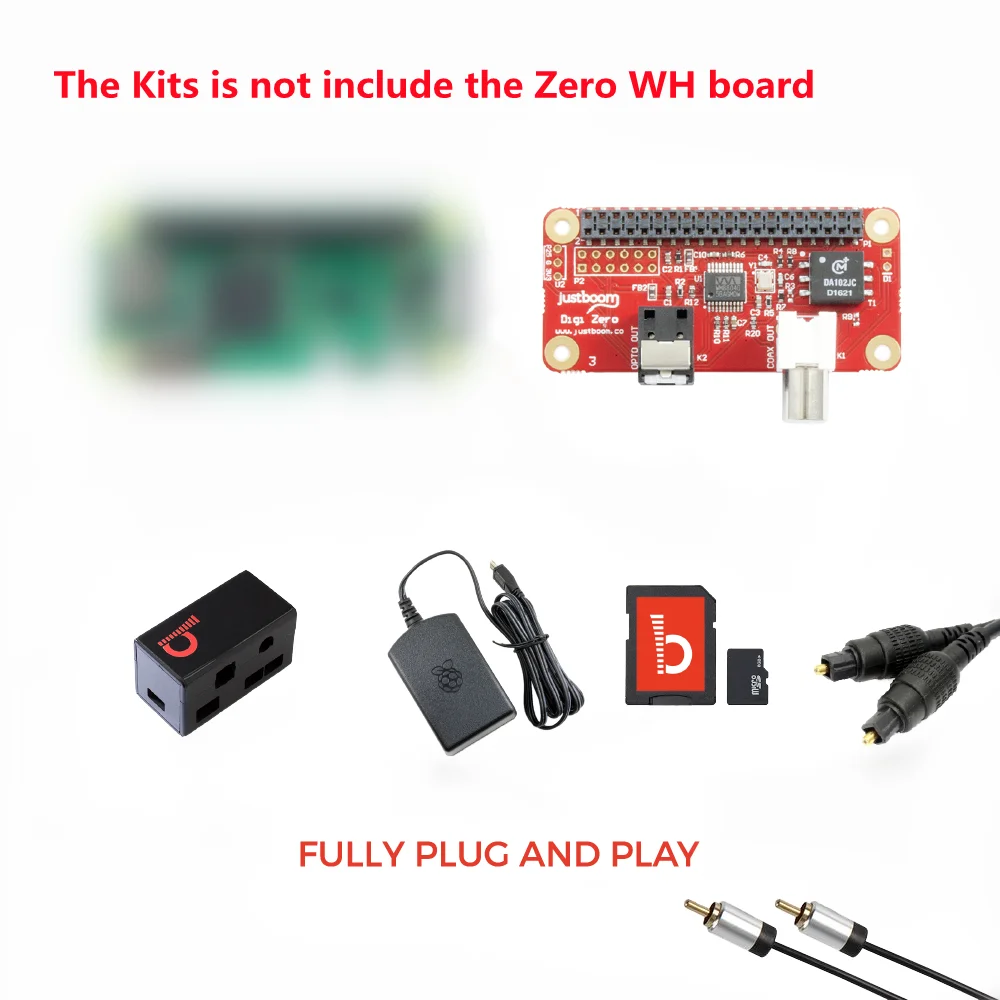 JustBoom Kit PIS-0560 Digi Zero без встроенной платы zero WH | Компьютеры и офис