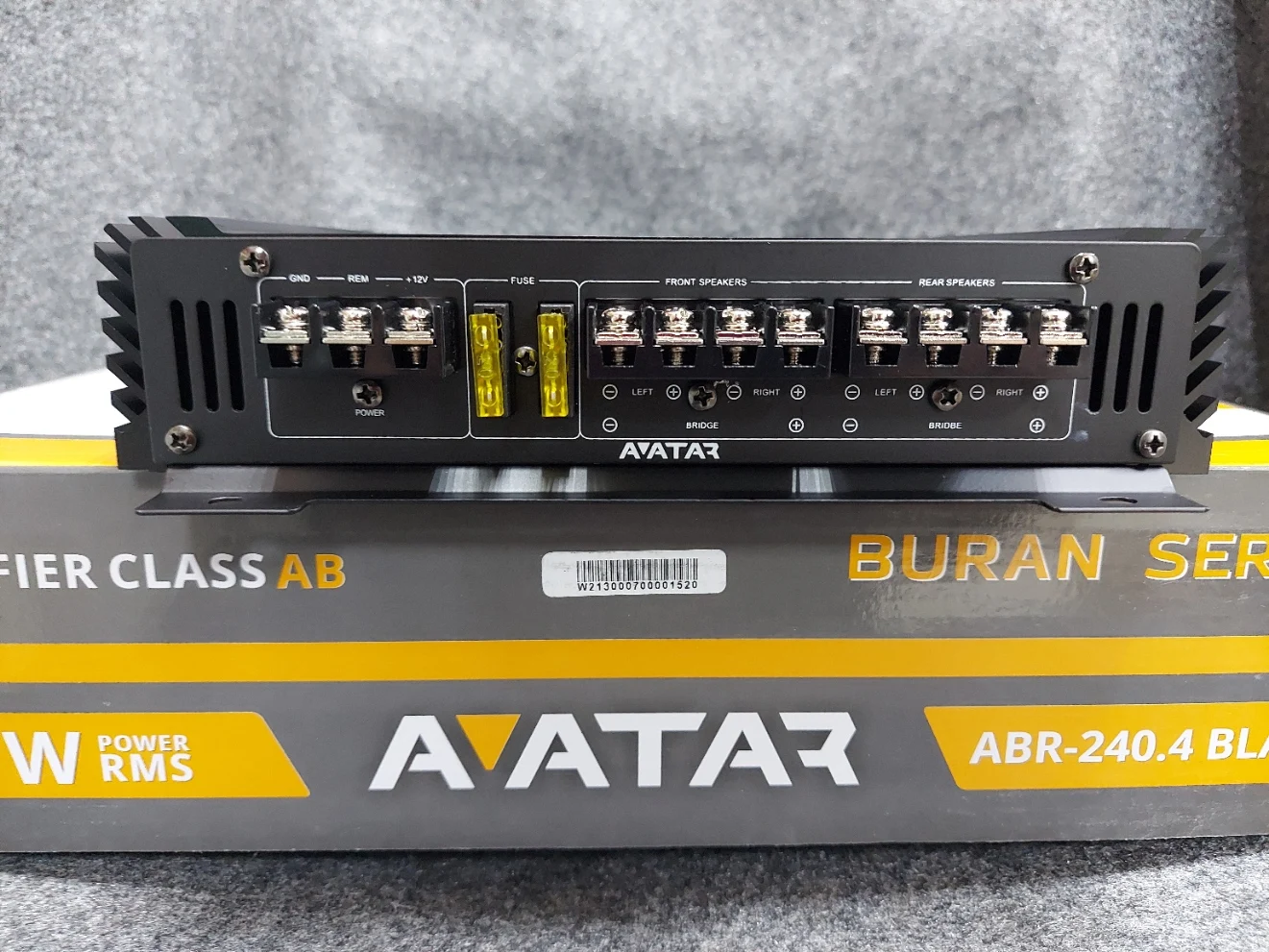 4-канальный усилитель AVATAR ABR-240.4 / АB-класс мощность 120 Вт x 4 |
