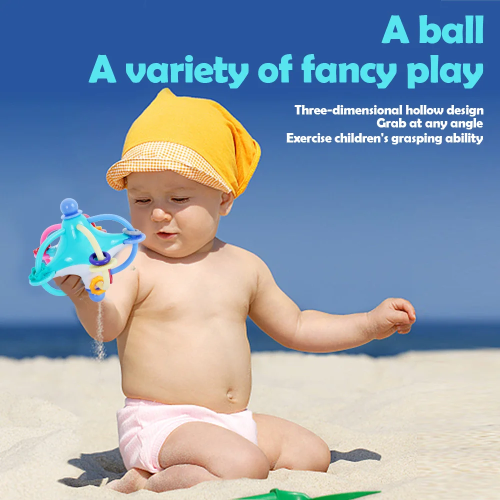 Ранние обучающие игрушки для ребенка 0 12 месяцев пазл ручной ловли погремушки мяч