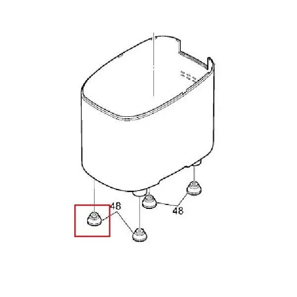 Panasonic ADB09E160-H1 Резиновая ножка хлебопечек SD-2500 2501 |