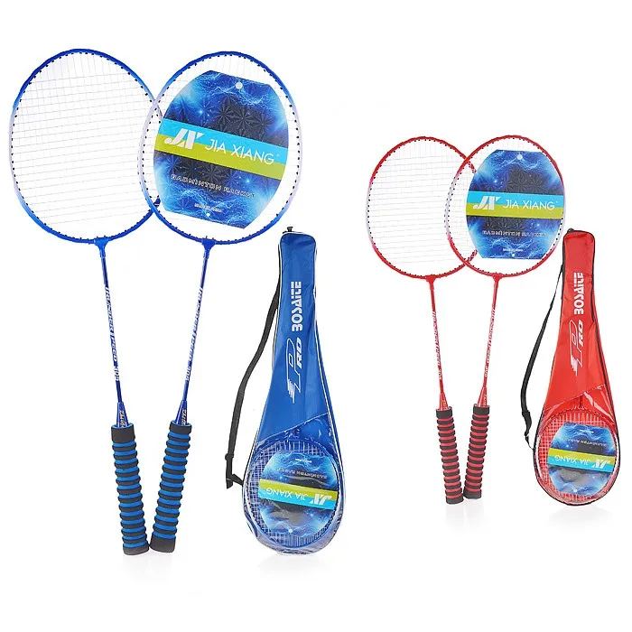 Комплект ракеток для бадминтона в чехле товары спорта металлические