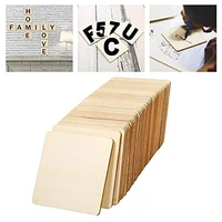 50100pcs blank plywood blanks wood business card wooden name card unfinished wood plaque shapes sign diy decor crafts
