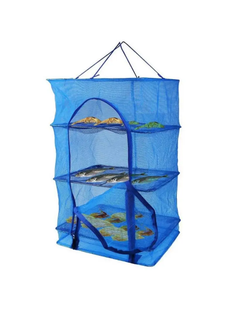 Подвесная сетка сушилка для рыбы овощей фруктов сушки органайзер приготовить