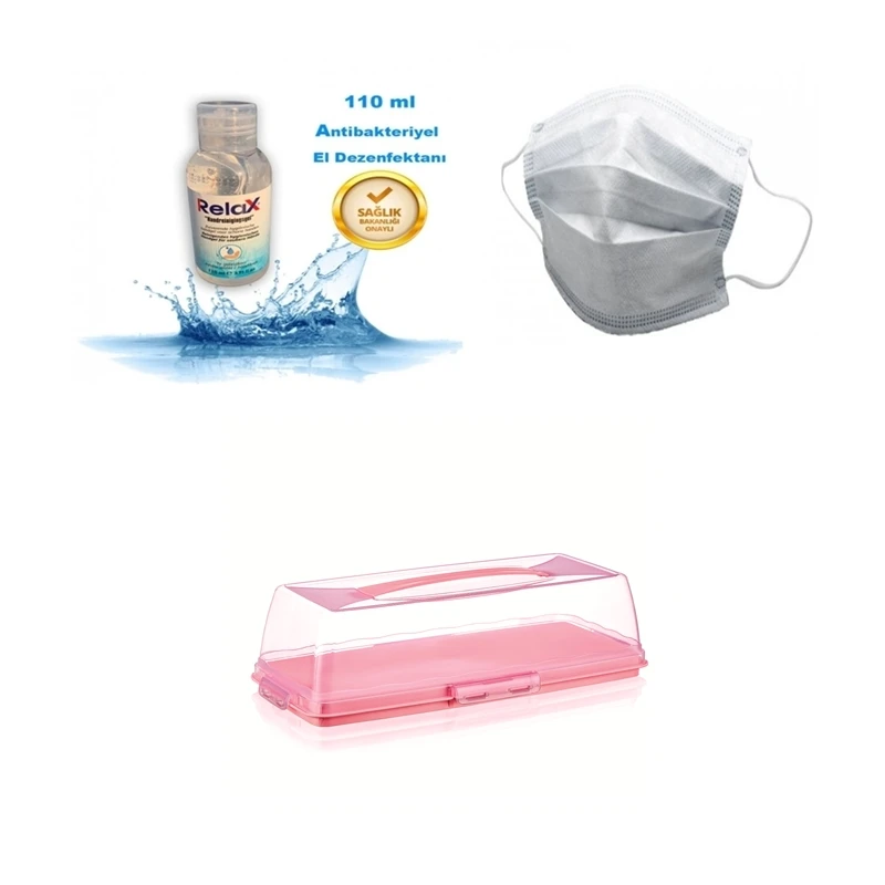 

Cake Dome Mask and Gel Hand Disinfectant Set