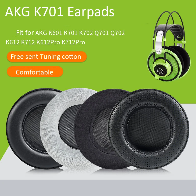 

Replacement Velour Cushion Ear Pads earmuff earpads cup pillow cover for AKG K701 K702 Q701 Q702 K601 k612 k712 pro Headphone