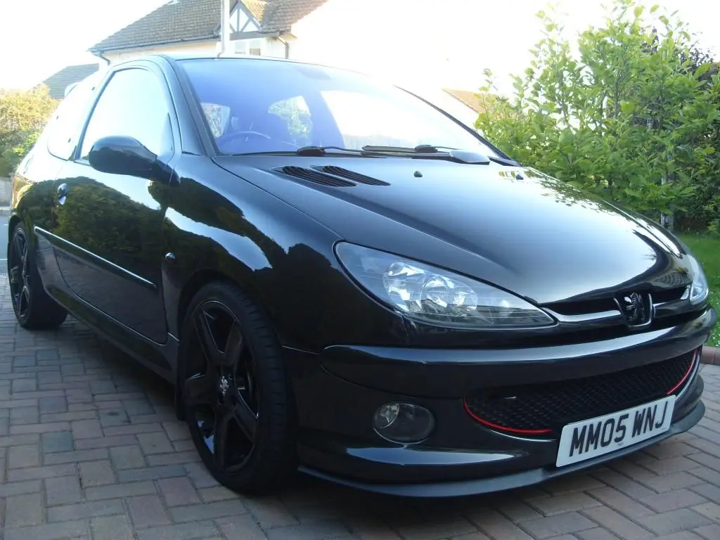 OEM для peugeot 206 вставка переднего бампера cupra R передний спойлер губа Европейский