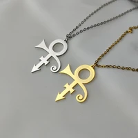 stainless steel necklaces cute little prince and princess necklaces jewellery fashion necklace for women jewelry gifts