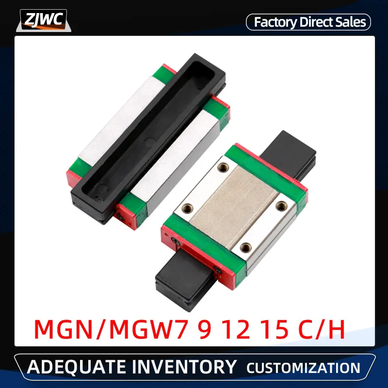 

mini Linear guide block carriages MGN9C MGN12C MGN15C MGN9H MGN12H MGN15H MGW9C MGW12C MGW15C MGW9H MGW12H MGW15H for CNC parts