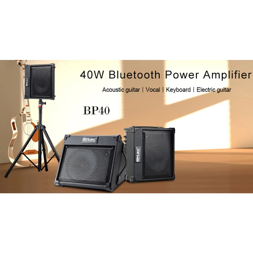 elektrische akustische gitarre verstärker lautsprecher bass combo tragbare amp reverb bluetooth wiederaufladbare gebaut in soundkarte aufnahme fr