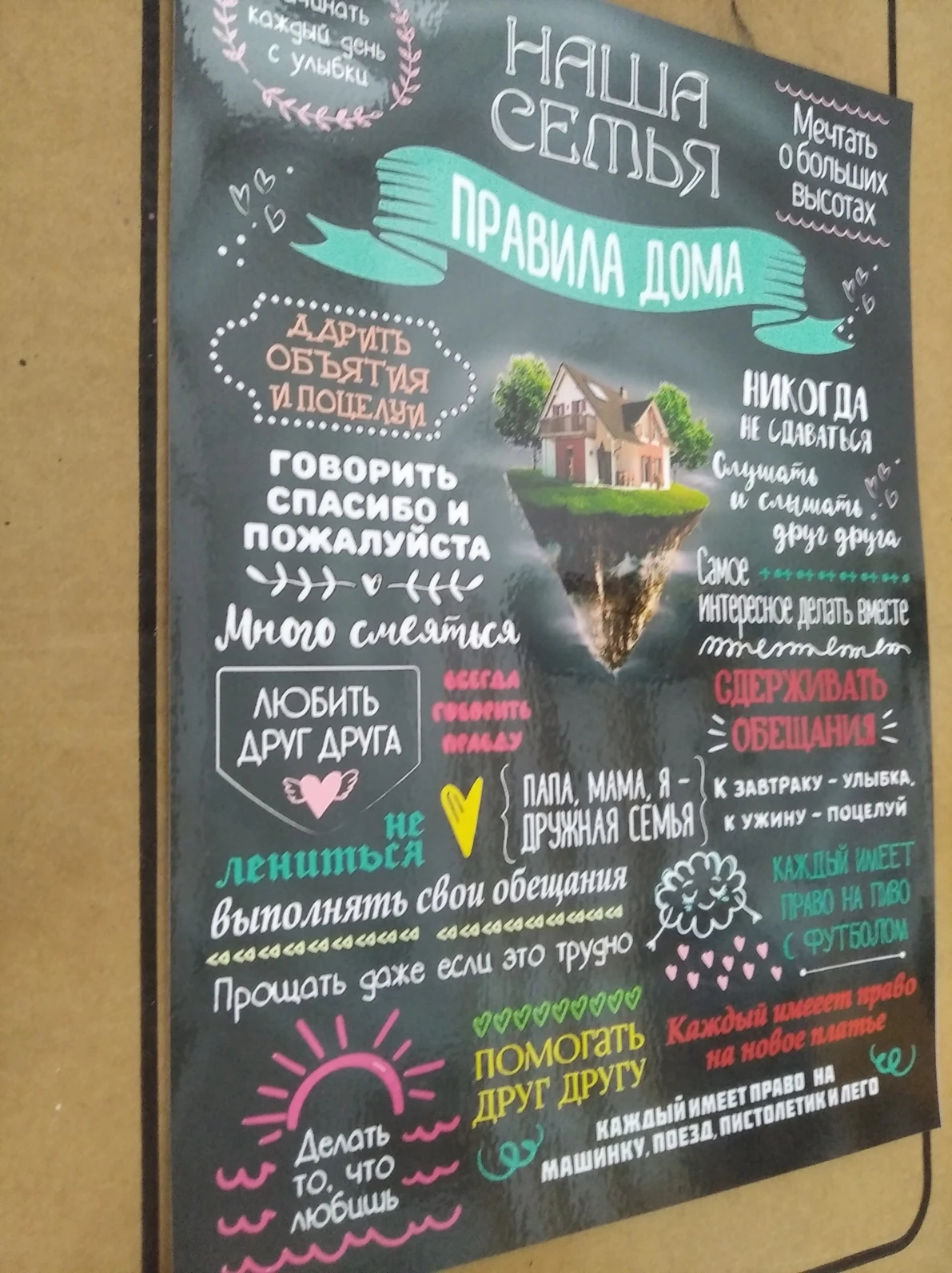 Магнит - панно на холодильник &quotНаша семья&quot. | Дом и сад