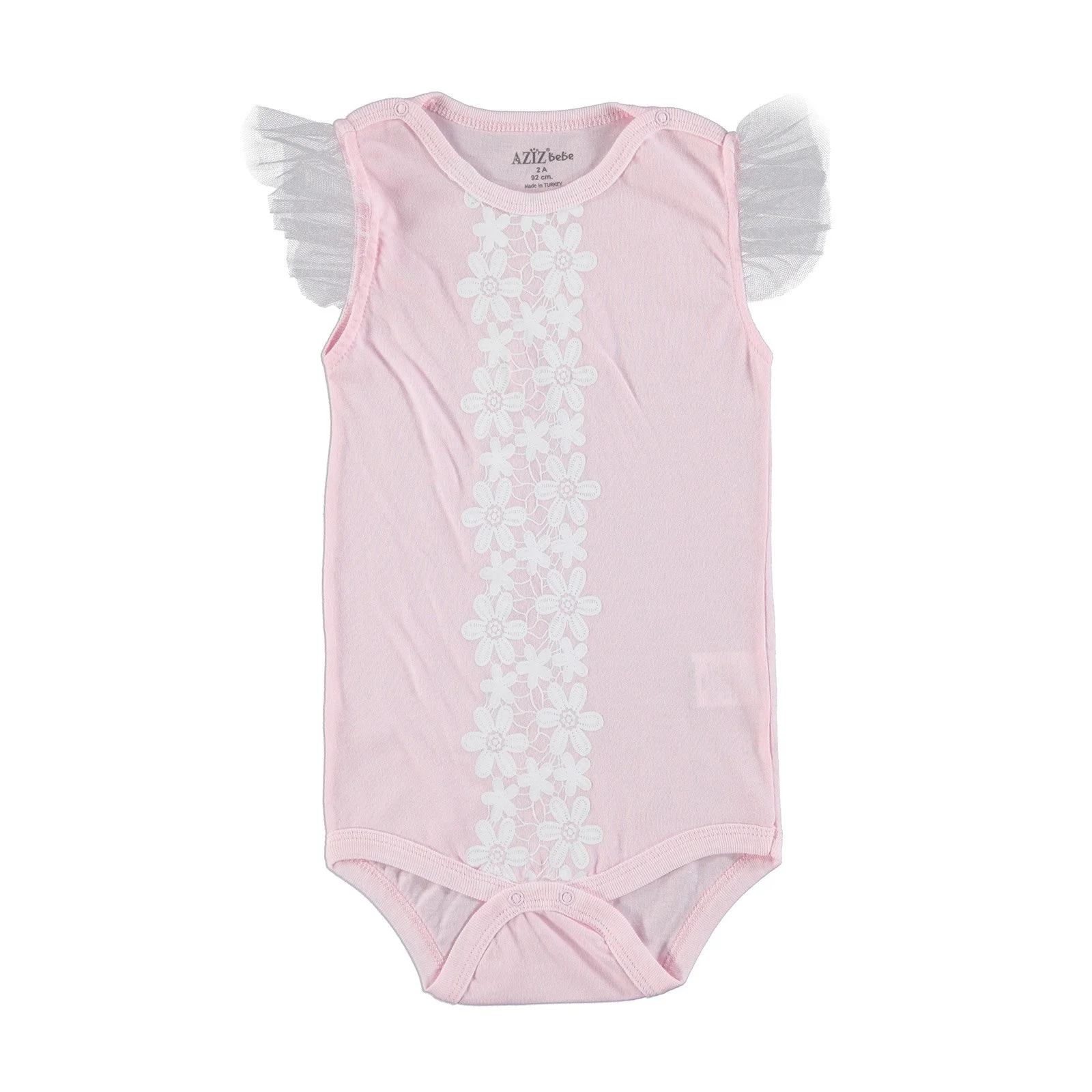 Ebebek Aziz Bebe/летний Боди с короткими рукавами для маленьких девочек| |