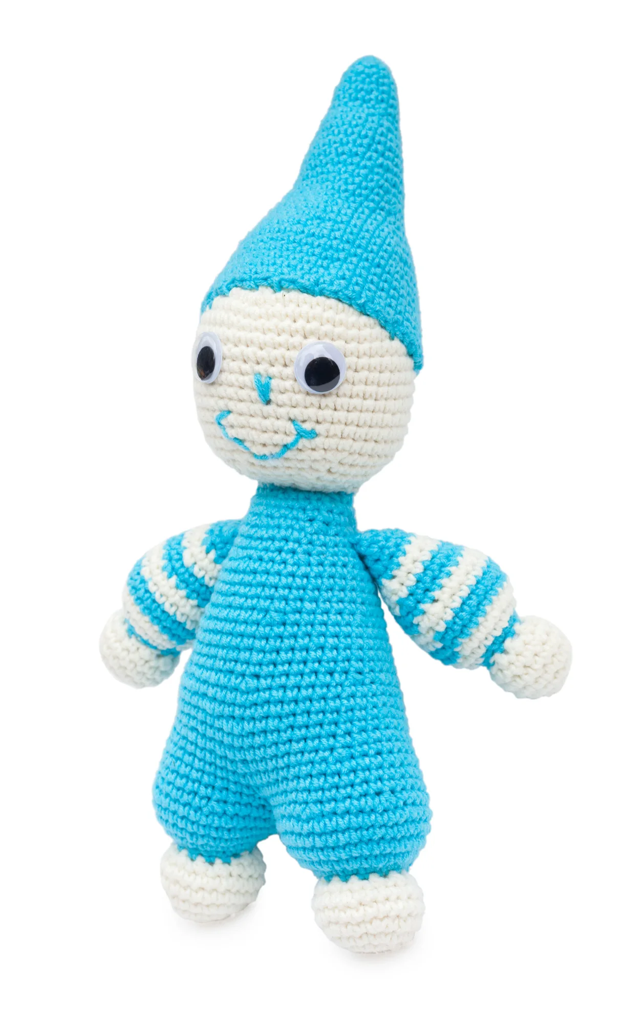 Милая мягкая игрушка амигуруми ручной работы для мальчиков и девочек 25 см