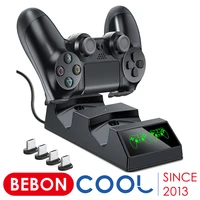 for ps4 dual charging station with 4 micro usb charging dongles for ps4 controller charger for playstation 4ps4 slimps4 pro