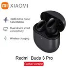 TWS Bluetooth наушники глобальная версия Xiaomi Redmi Buds 3 Pro, беспроводные наушники 35 дБ, ANC, двойное устройство Redmi Airdots 3 Pro
