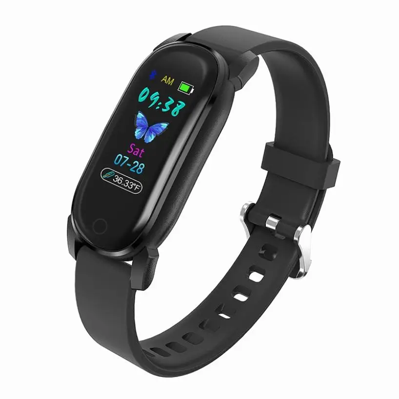 Модные мужские часы женские с Bluetooth монитор сердечного ритма и артериального