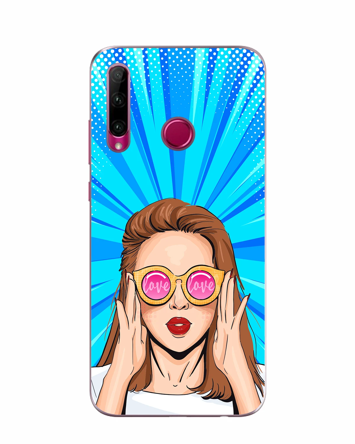 Силиконовый чехол Мобилиус на Honor 10i 20i P Smart Plus (19) рисунок Девушки |