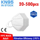 500 шт., маски для взрослых, 5 слоев, fpp2