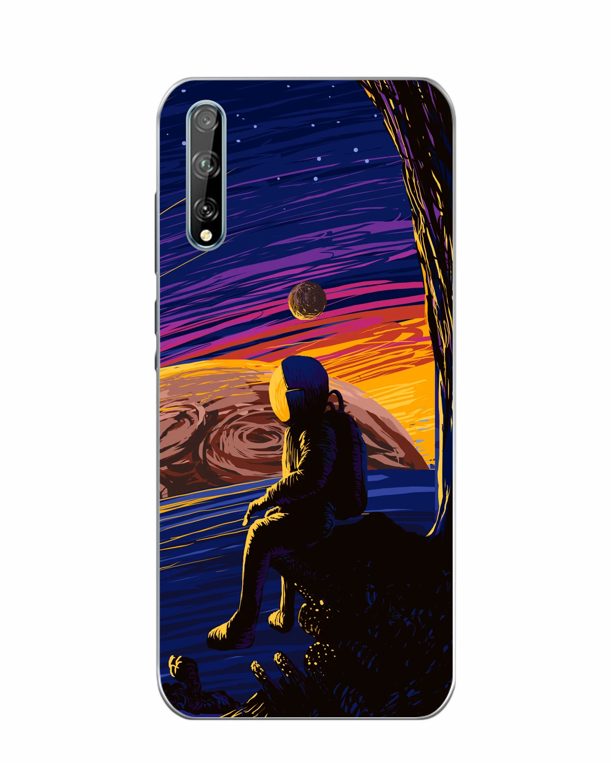 Силиконовый чехол Мобилиус на Huawei Y8p / Honor 30i рисунок Космос