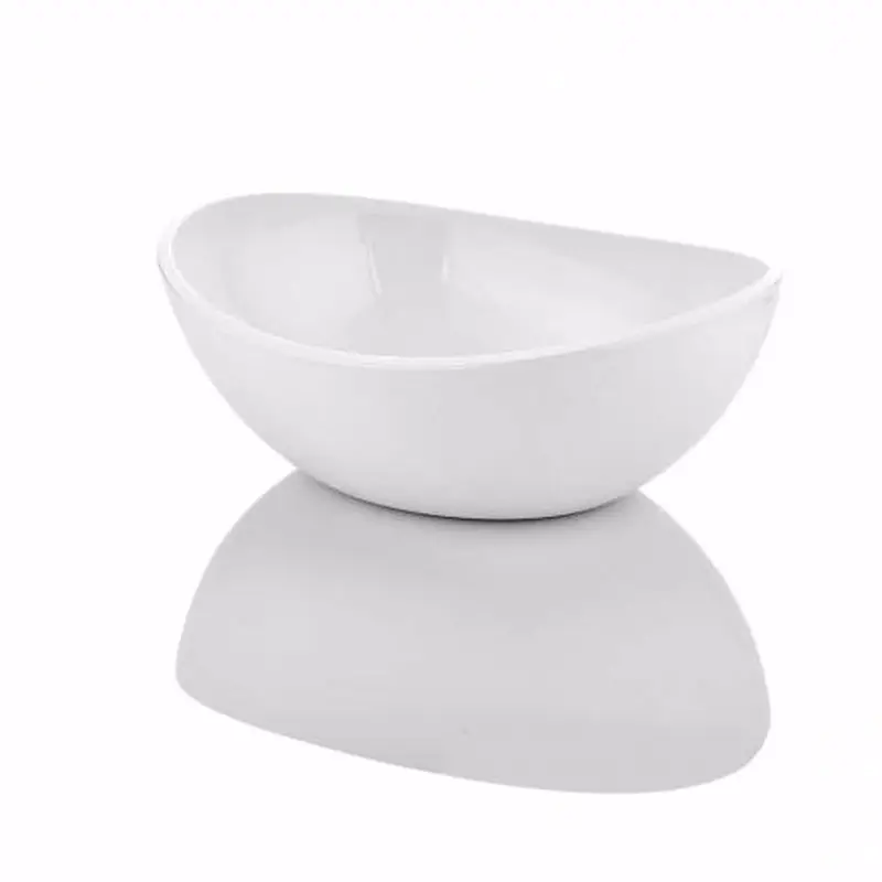 

White Spoon Salad Bowl Healthy Slim Stylish Practical Hygienic Acrylic Kitchenware