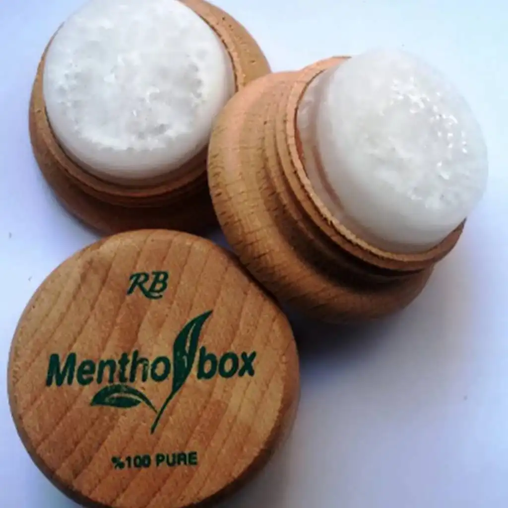 Menthol stone migraine and head neck joint waist leg pains for 100% natural solution masaj Spa cream stone 7g.