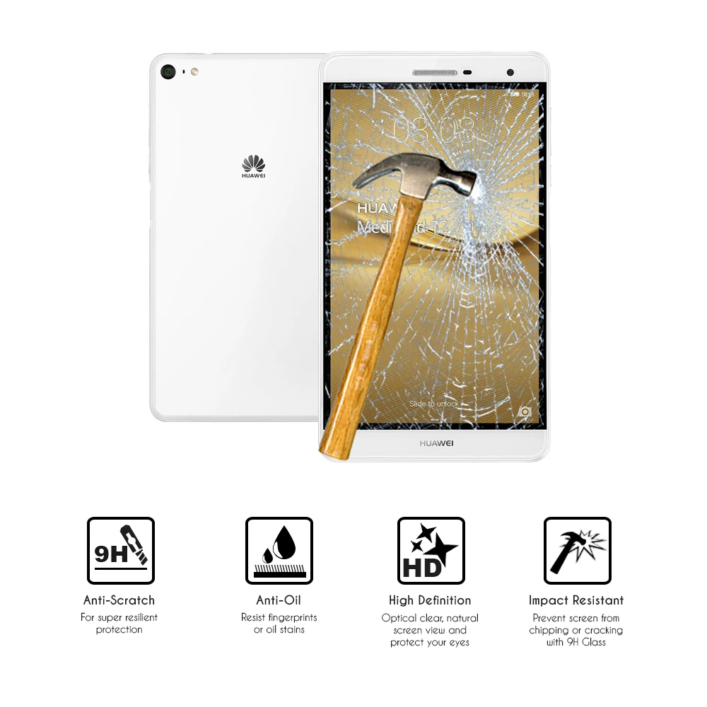 Защитное закаленное стекло для планшета Huawei MediaPad T2 7 0 Pro | Компьютеры и офис