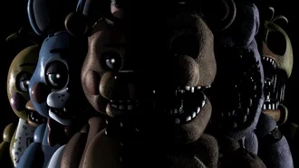 Плакат 5 Ночей с Фредди Five Nights at Freddy's ФНАФ Аниматроники №11 А4|Наклейки на стену| |