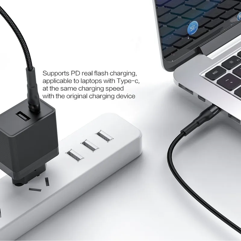 Кабель USB Type-C на C для MacBook iPad Pro Samsung A51 S20 60 Вт 3 А | Мобильные телефоны и аксессуары