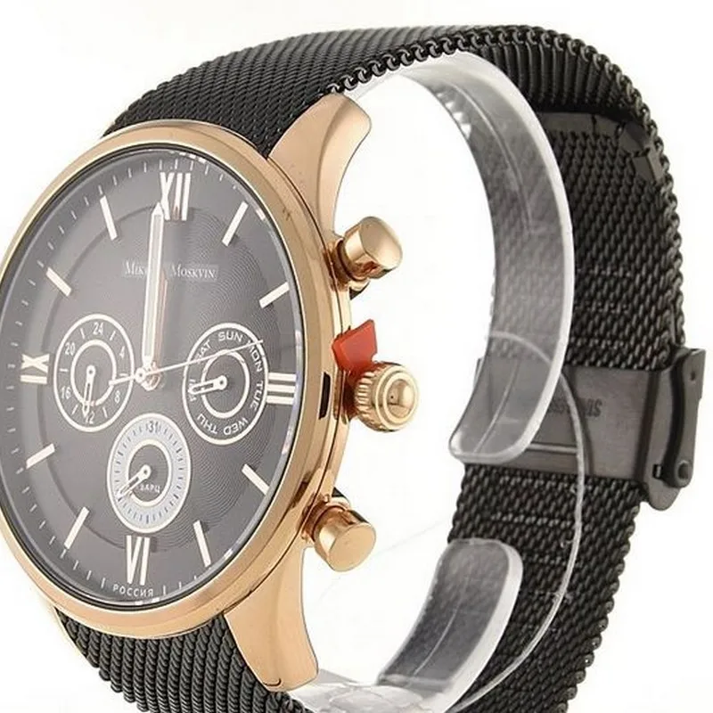 Часы мужские российские Михаил Москвин Mikhail Moskvin 1334S13B4 кварцевые | Кварцевые