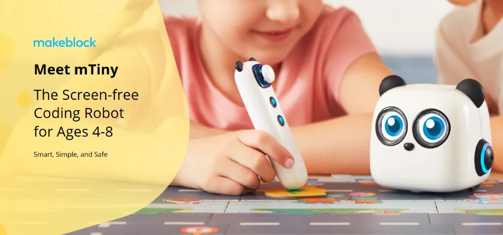 Makeblock mTiny без экрана кодирующий робот для возраста 4-8 лет
