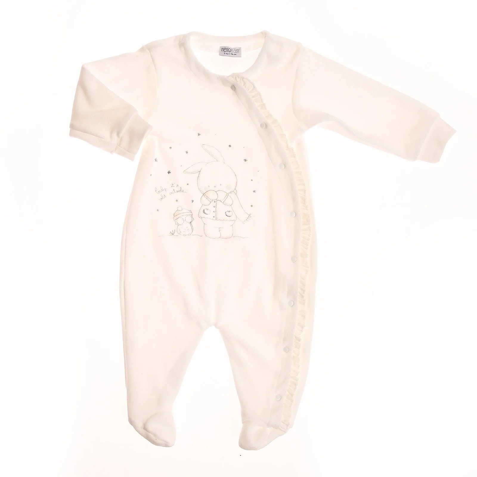 Ebebek/HelloBaby бархатный комбинезон для маленьких девочек| |