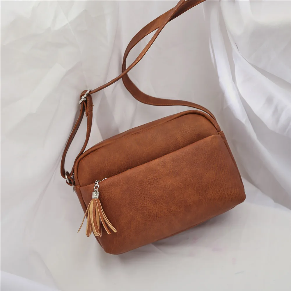 

100% REAL LEATHER Top Quality Flap Messenger Bags For Women Soft Cowhide Cross Body Handbags New European Style luxury Crossbody